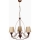 Luster na lančičku CLASSIC 3xE14/40W/230V bronzová/bežová