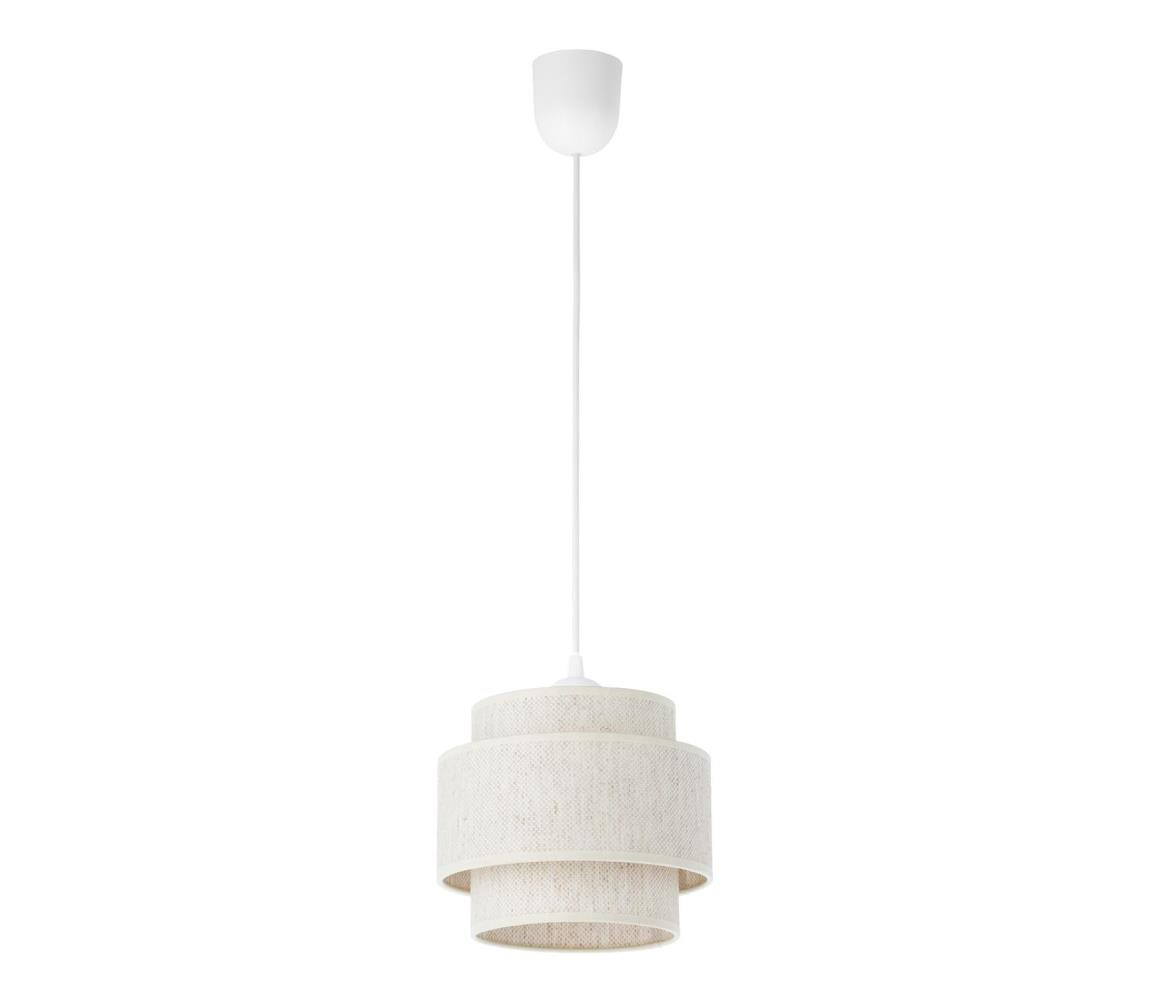 Luster na lane BOHO 1xE27/60W/230V pr. 20 cm biela H0184