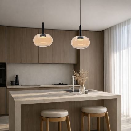 Luster na lane BUENO 1xGX53/9W/230V pr. 25 cm dymovo-béžový