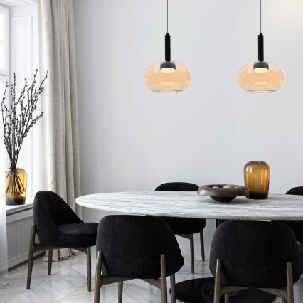Luster na lane BUENO 1xGX53/9W/230V pr. 25 cm dymovo-béžový