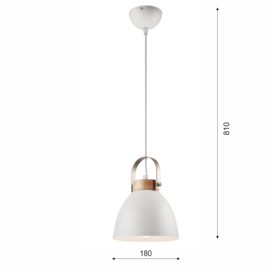 Luster na lane DANIELLE 1xE27/60W/230V buk