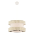Luster na lane HALO 1xE27/60W/230V krémový