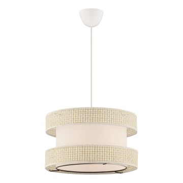 Luster na lane HALO 1xE27/60W/230V krémový