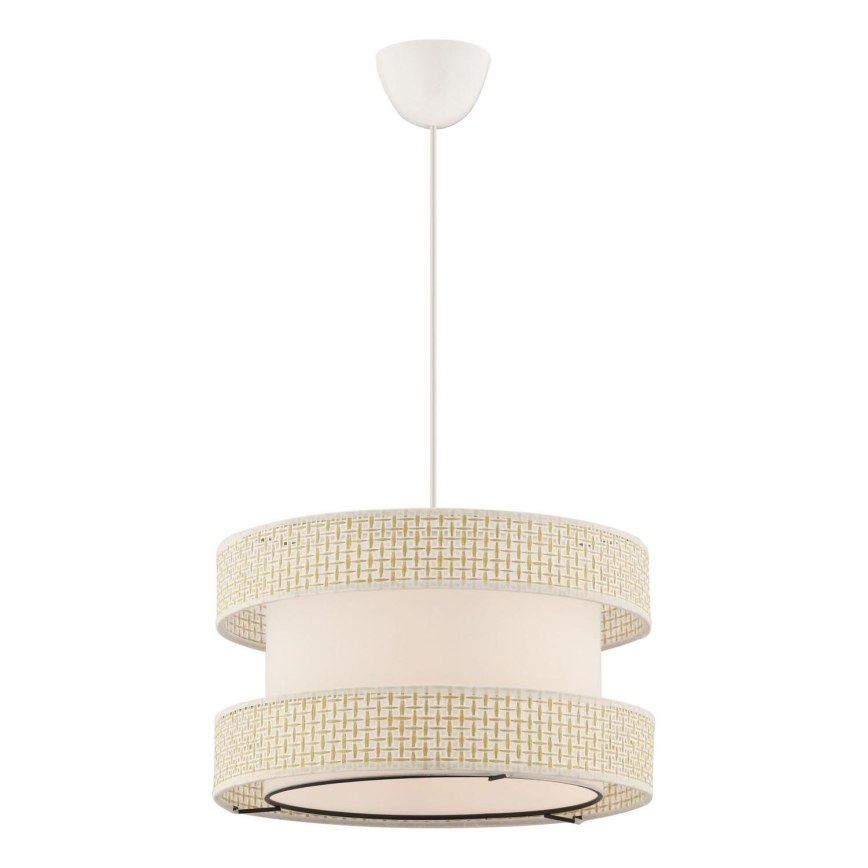 Luster na lane HALO 1xE27/60W/230V krémový