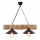 Luster na lane HEPSI 2xE27/40W/230V smrek orech