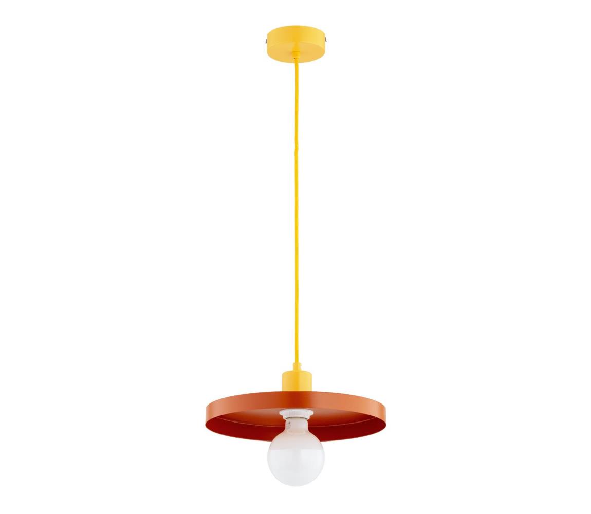 Luster na lane LITO 1xE27/15W/230V medený/žltý 61539