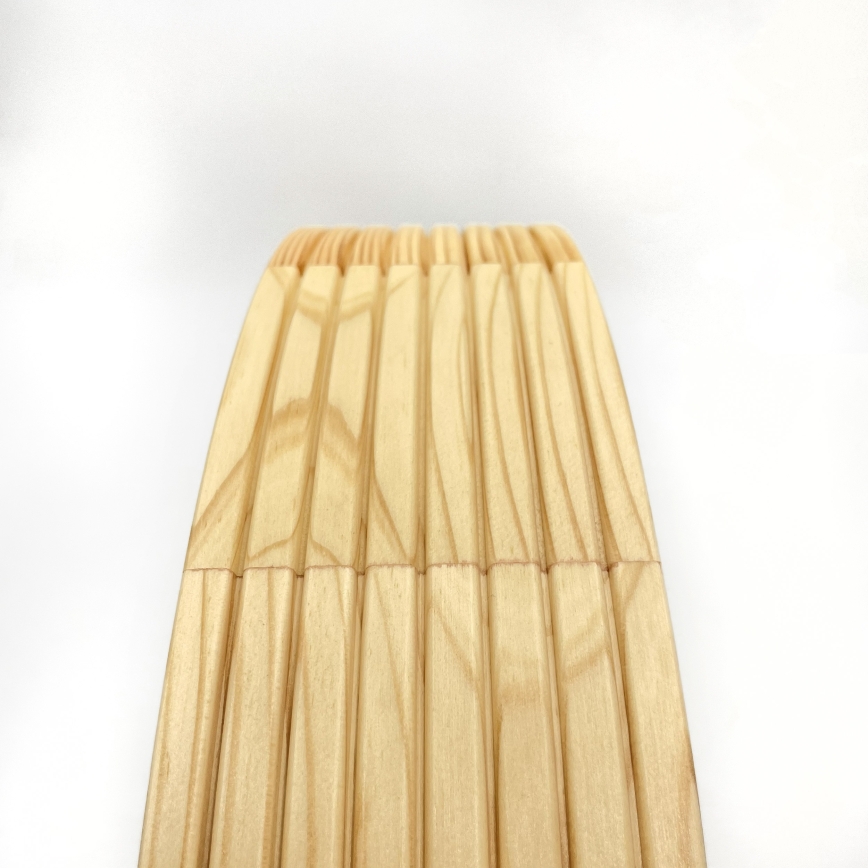 Luster na lane NATURAL MODERN 3xE27/15W/230V priemer 47,5 cm borovica