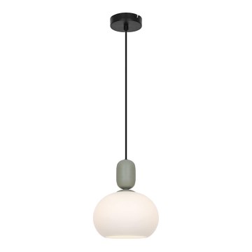 Luster na lane VALISIA 1xE27/40W/230V čierna/olivová