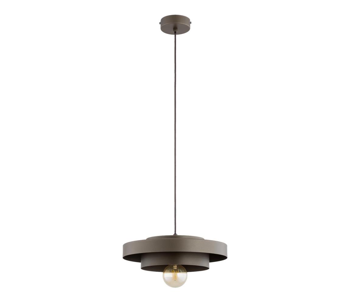 Luster na lankách CEROTI 1xE27/15W/230V hnedý 61619