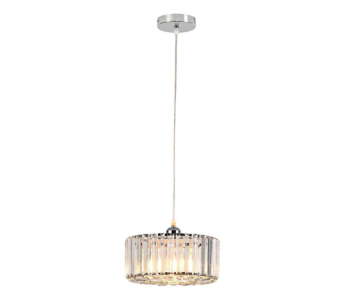 Light Prestige Luster na lankách VETRO 1xE27/60W/230V lesklý chróm LP-2910/1P CH round