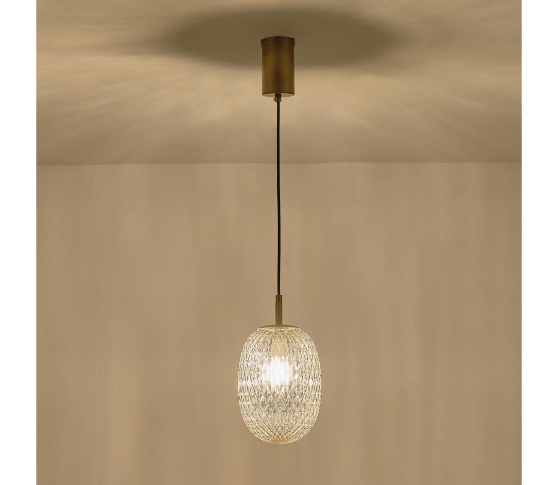 Eurolamp Luster na lanku 1xE14/25W/230V číra