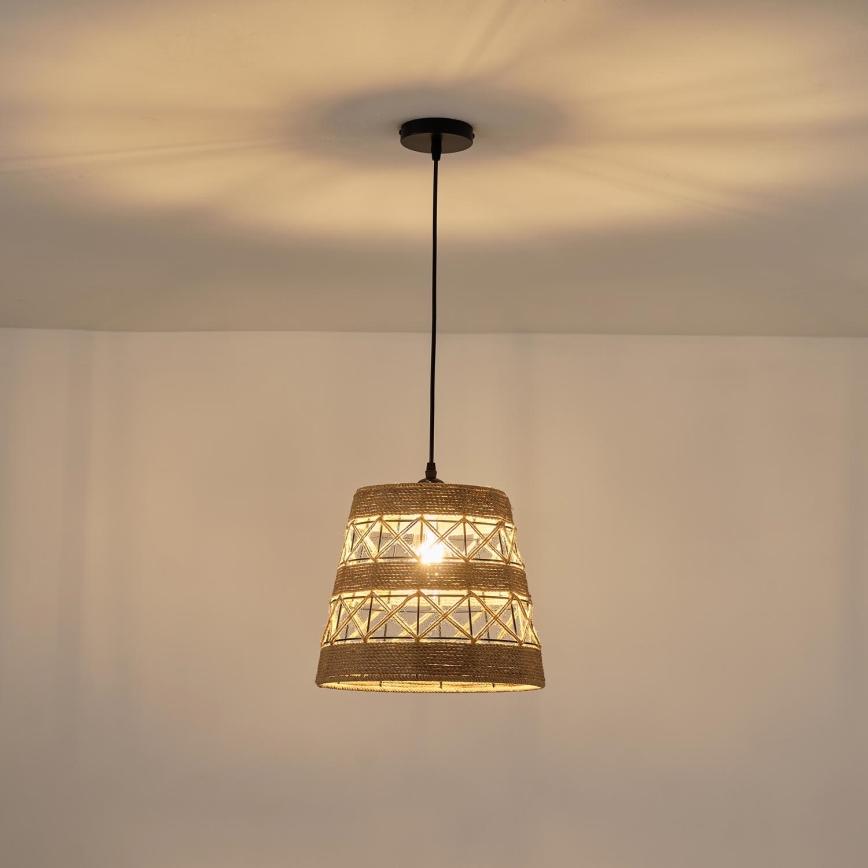 Luster na lanku 1xE27/15W/230V béžová