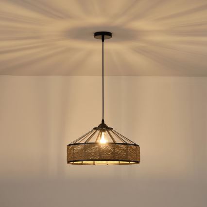Luster na lanku 1xE27/15W/230V béžová