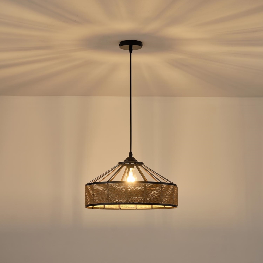 Luster na lanku 1xE27/15W/230V béžová