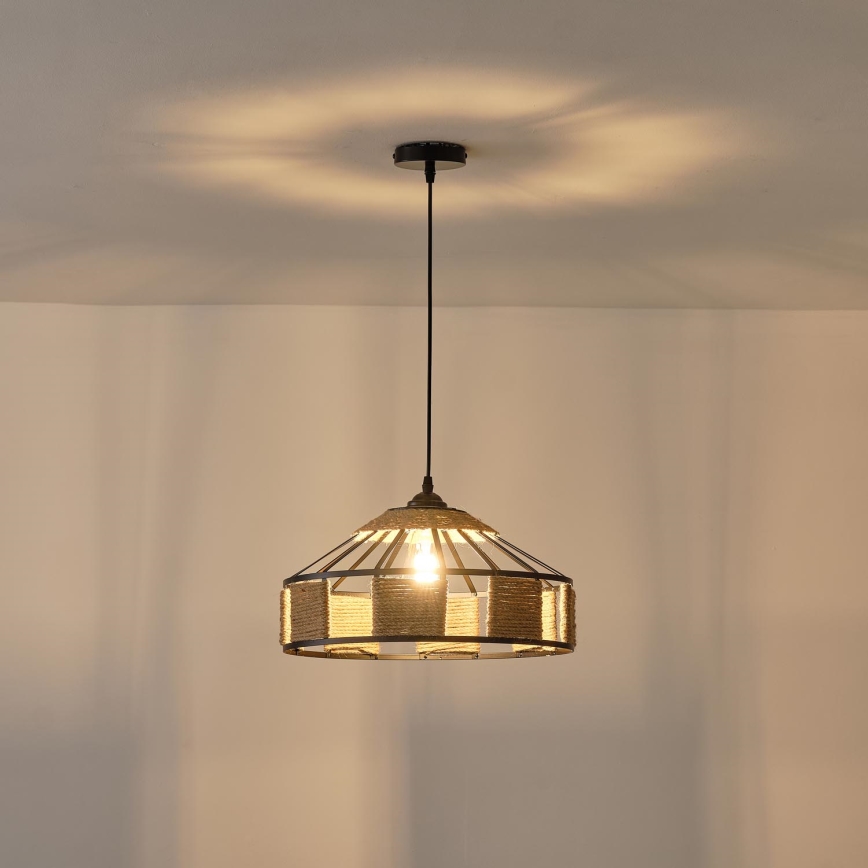 Luster na lanku 1xE27/15W/230V béžová