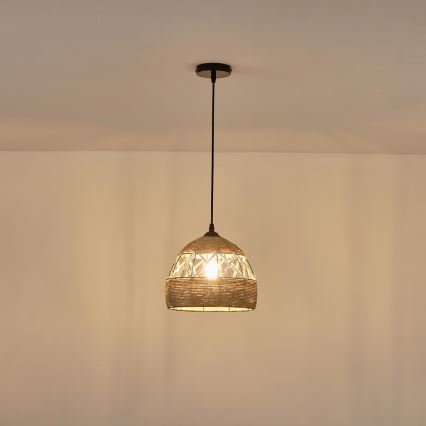 Luster na lanku 1xE27/15W/230V béžová