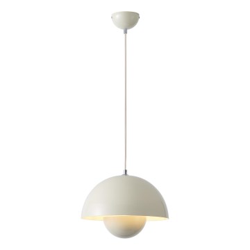 Luster na lanku 1xE27/15W/230V biela