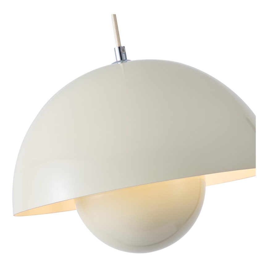 Luster na lanku 1xE27/15W/230V biela