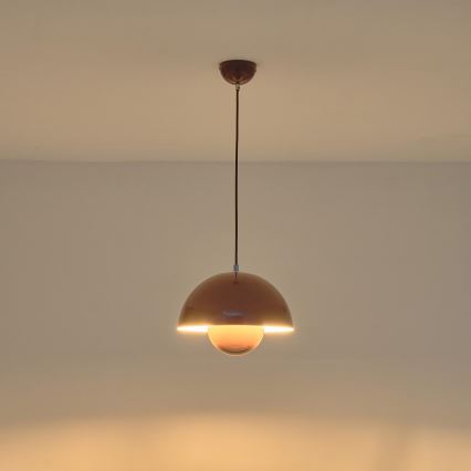 Luster na lanku 1xE27/15W/230V červená