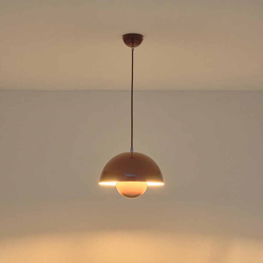Luster na lanku 1xE27/15W/230V červená