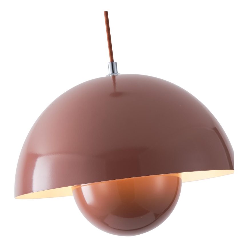 Luster na lanku 1xE27/15W/230V červená