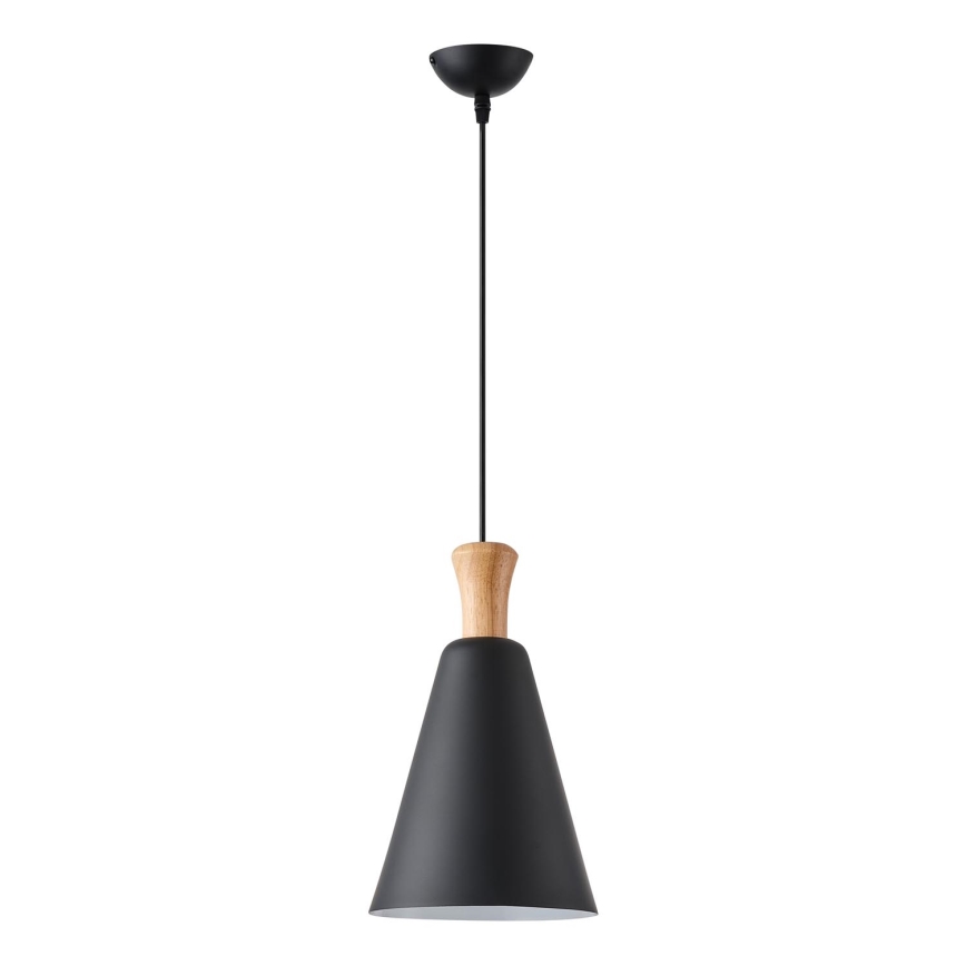 Luster na lanku 1xE27/15W/230V čierna pr. 20 cm