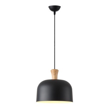Luster na lanku 1xE27/15W/230V čierna pr. 27 cm