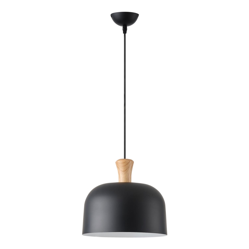 Luster na lanku 1xE27/15W/230V čierna pr. 27 cm