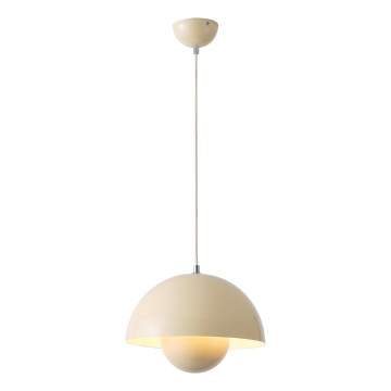 Luster na lanku 1xE27/15W/230V krémová