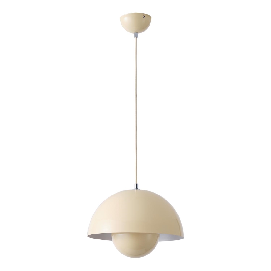 Luster na lanku 1xE27/15W/230V krémová
