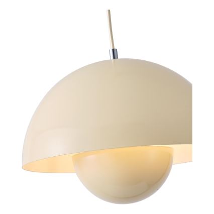Luster na lanku 1xE27/15W/230V krémová