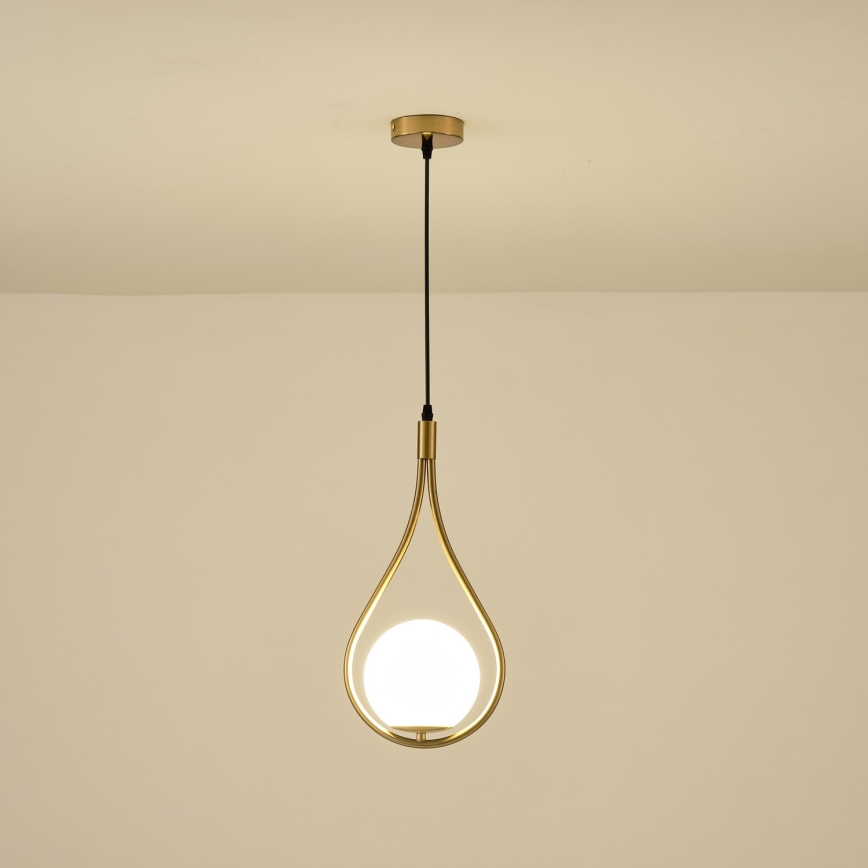 Luster na lanku 1xE27/15W/230V mosadz