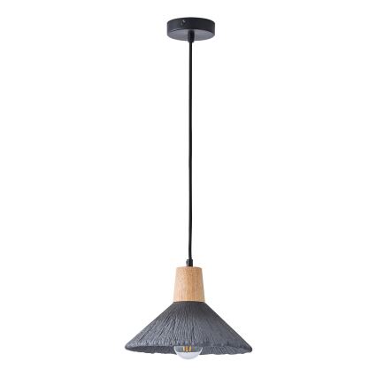 Luster na lanku 1xE27/15W/230V šedá