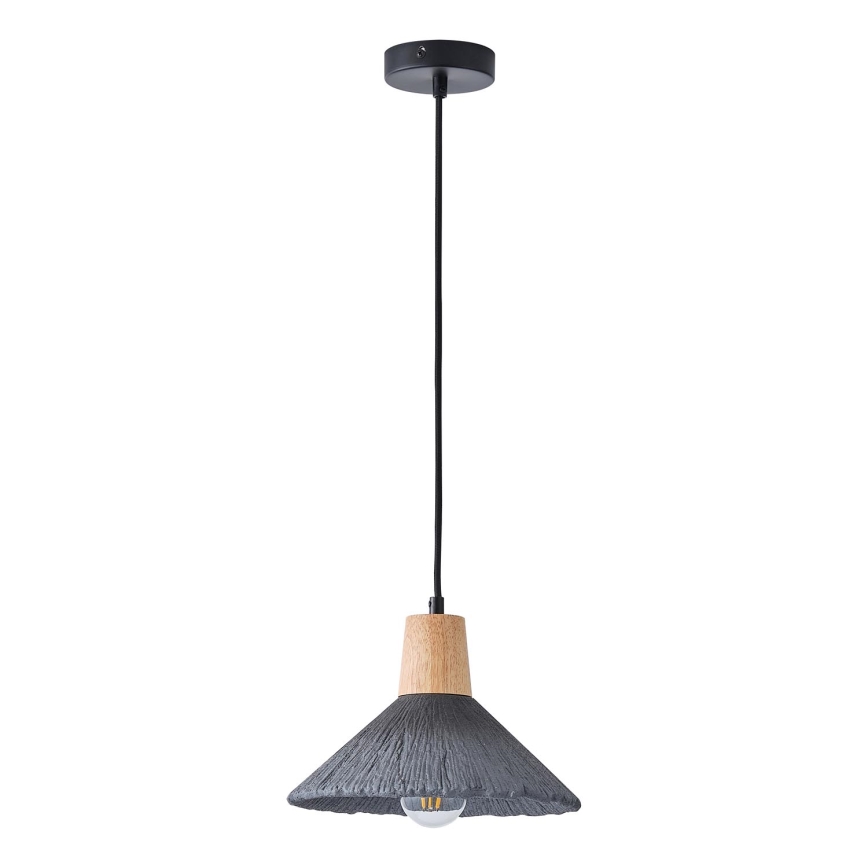 Luster na lanku 1xE27/15W/230V šedá