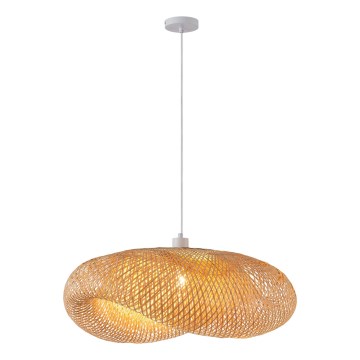Luster na lanku 1xE27/40W/230V bambus