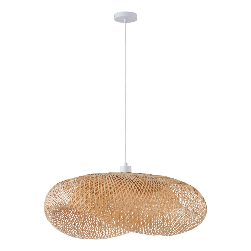 Luster na lanku 1xE27/40W/230V bambus