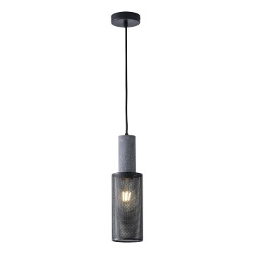 Luster na lanku 1xE27/40W/230V čierna