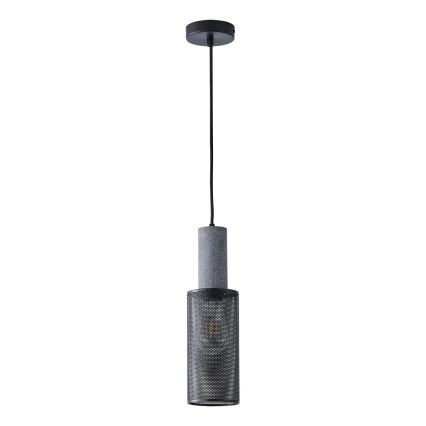Luster na lanku 1xE27/40W/230V čierna