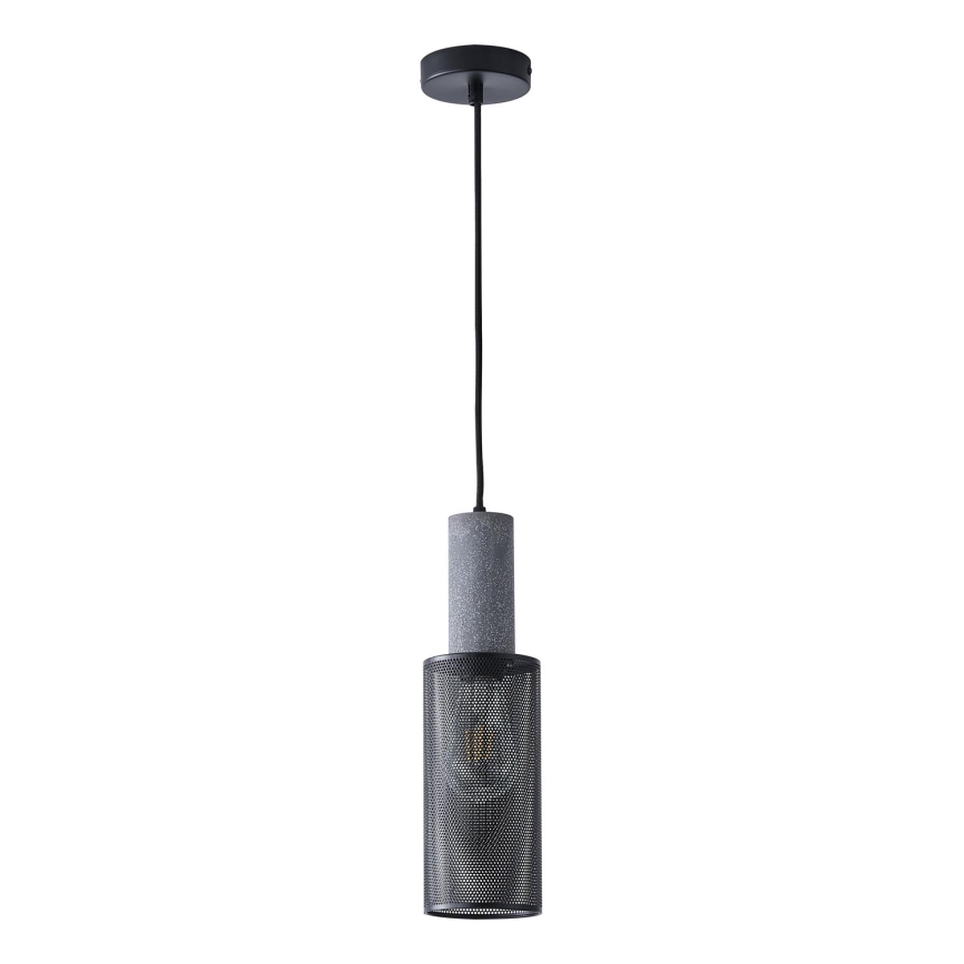 Luster na lanku 1xE27/40W/230V čierna