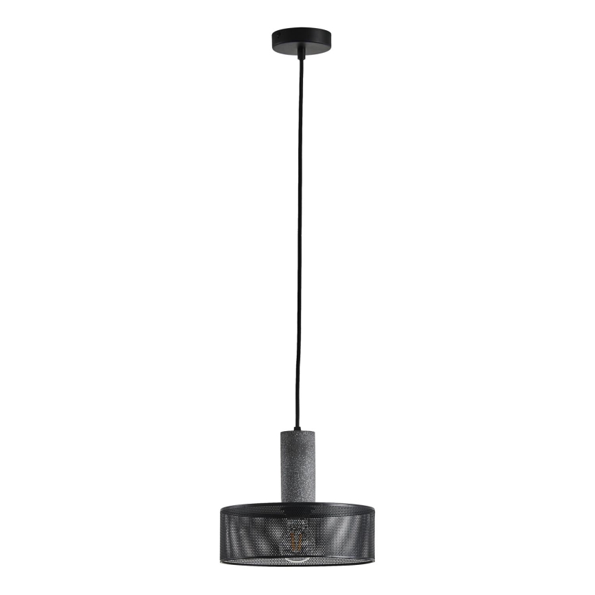 Luster na lanku 1xE27/40W/230V čierna