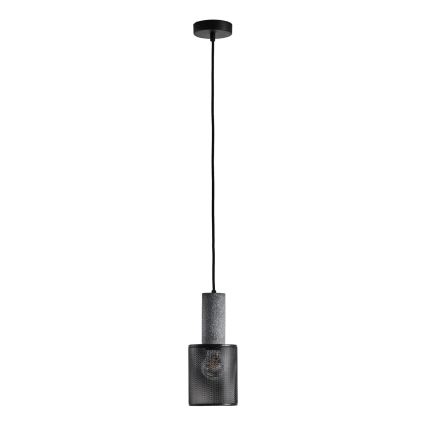 Luster na lanku 1xE27/40W/230V čierna