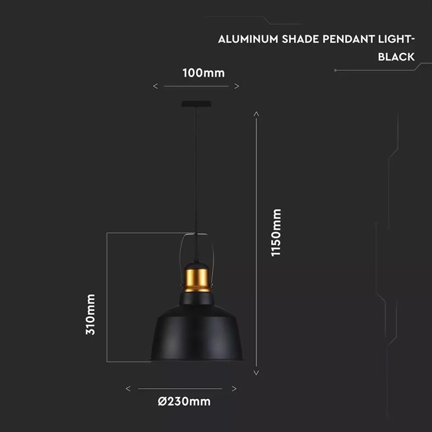 Luster na lanku 1xE27/60W/230V