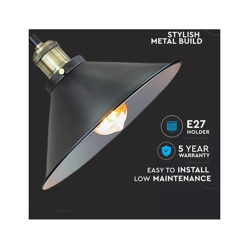 Luster na lanku 1xE27/60W/230V