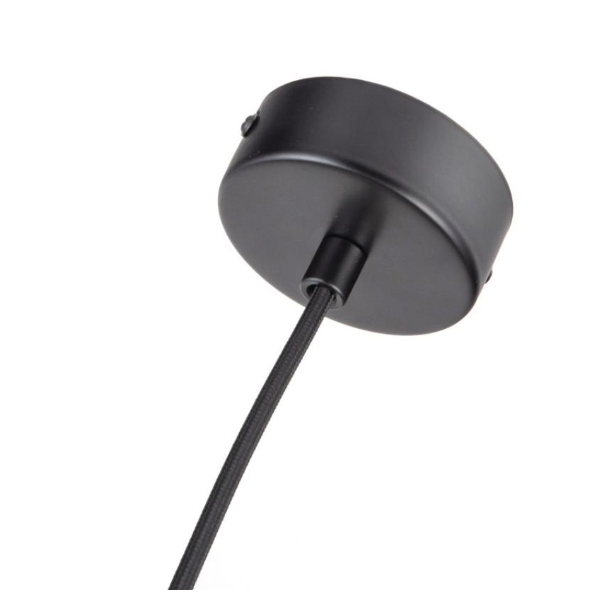 Luster na lanku 1xGU10/10W/230V jaseň/masív čierna