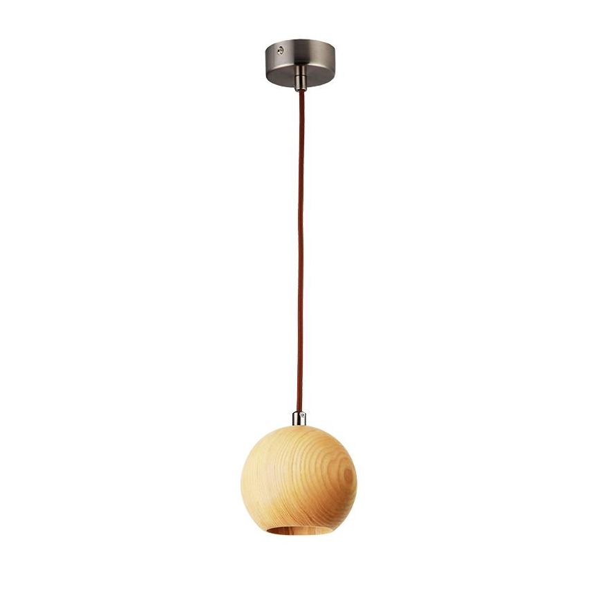 Luster na lanku 1xGU10/10W/230V jaseň/masív hnedá