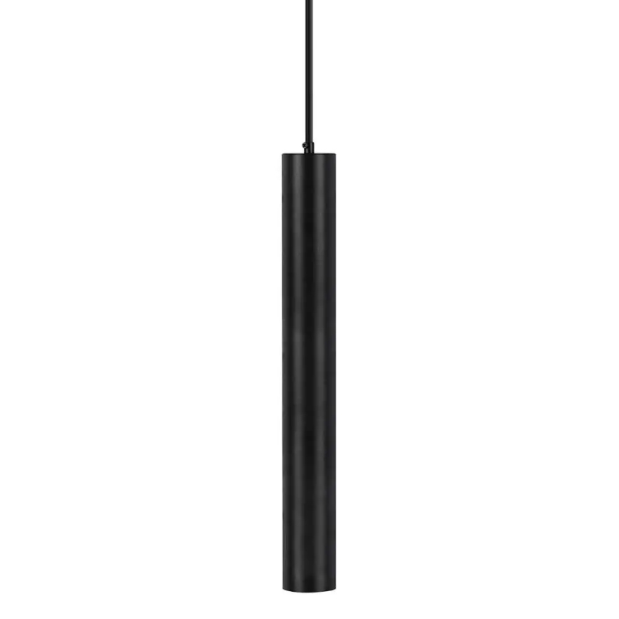 Luster na lanku 1xGU10/35W/230V 50 cm čierna