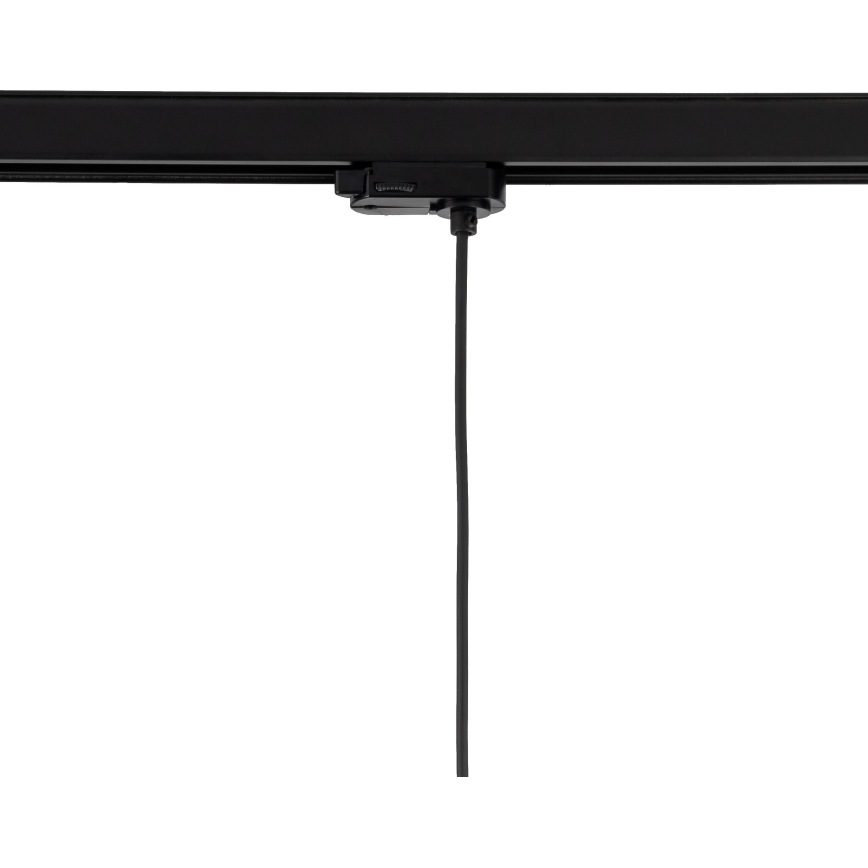 Luster na lanku do 3-fázového lištového systému TRACER 1xE27/15W/230V pr. 20 cm čierna