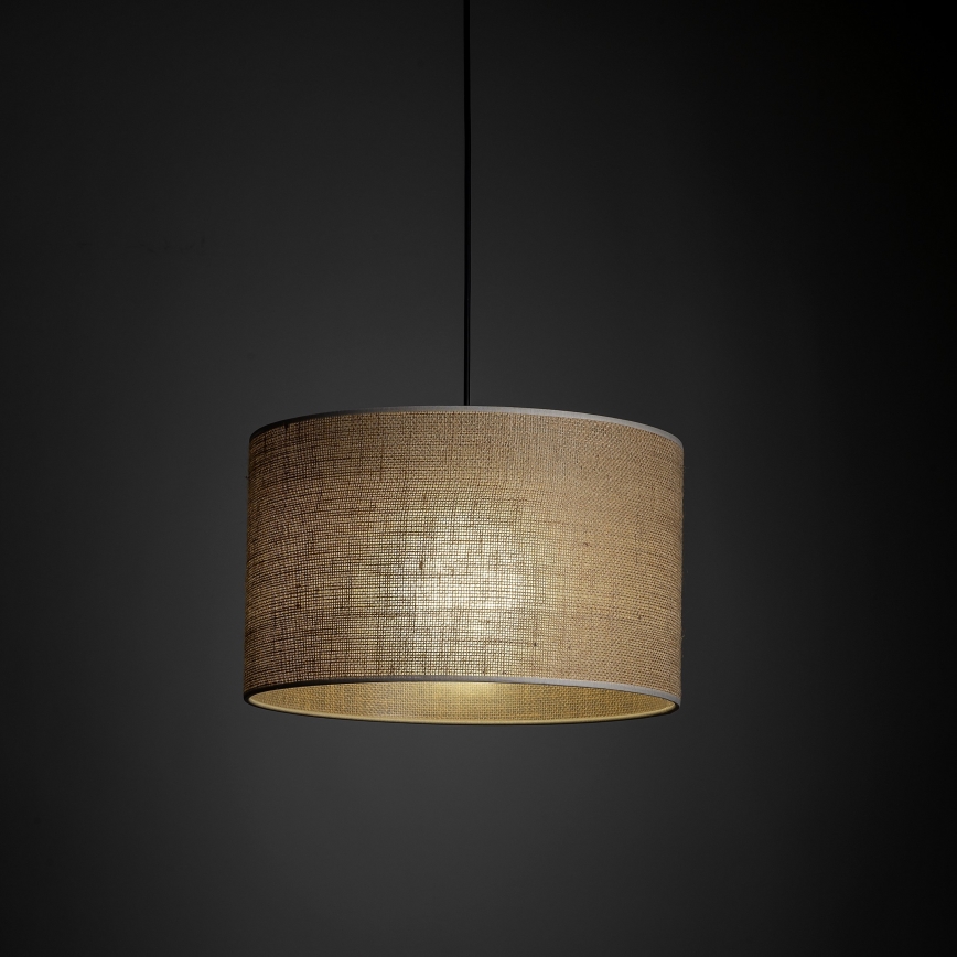 Luster na lanku do 3-fázového lištového systému TRACER 1xE27/15W/230V pr. 38 cm čierna/hnedá