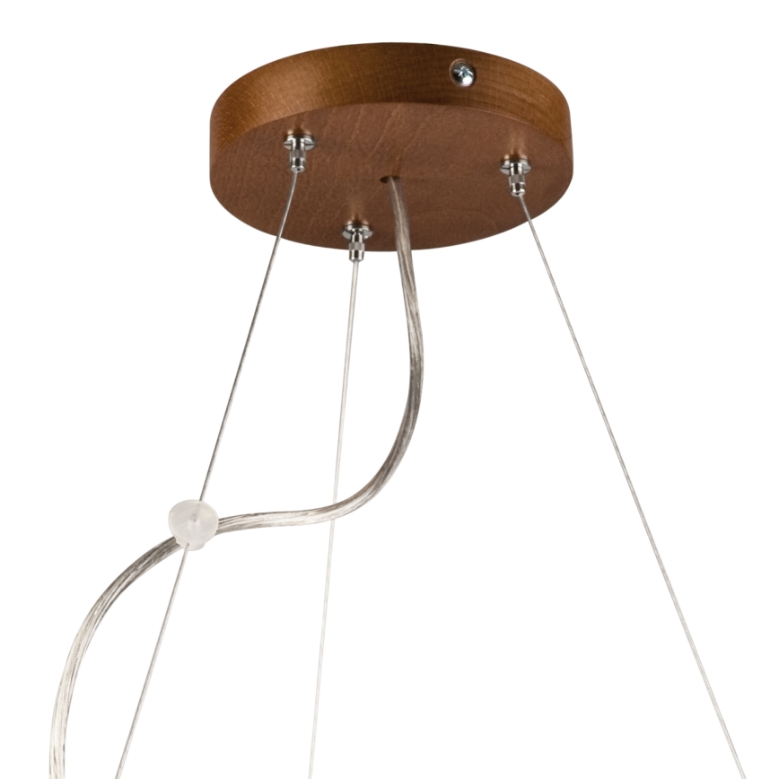 Luster na lanku 3xE27/60W/230V ø 47 cm borovica