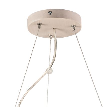 Luster na lanku 3xE27/60W/230V ø 47 cm borovica